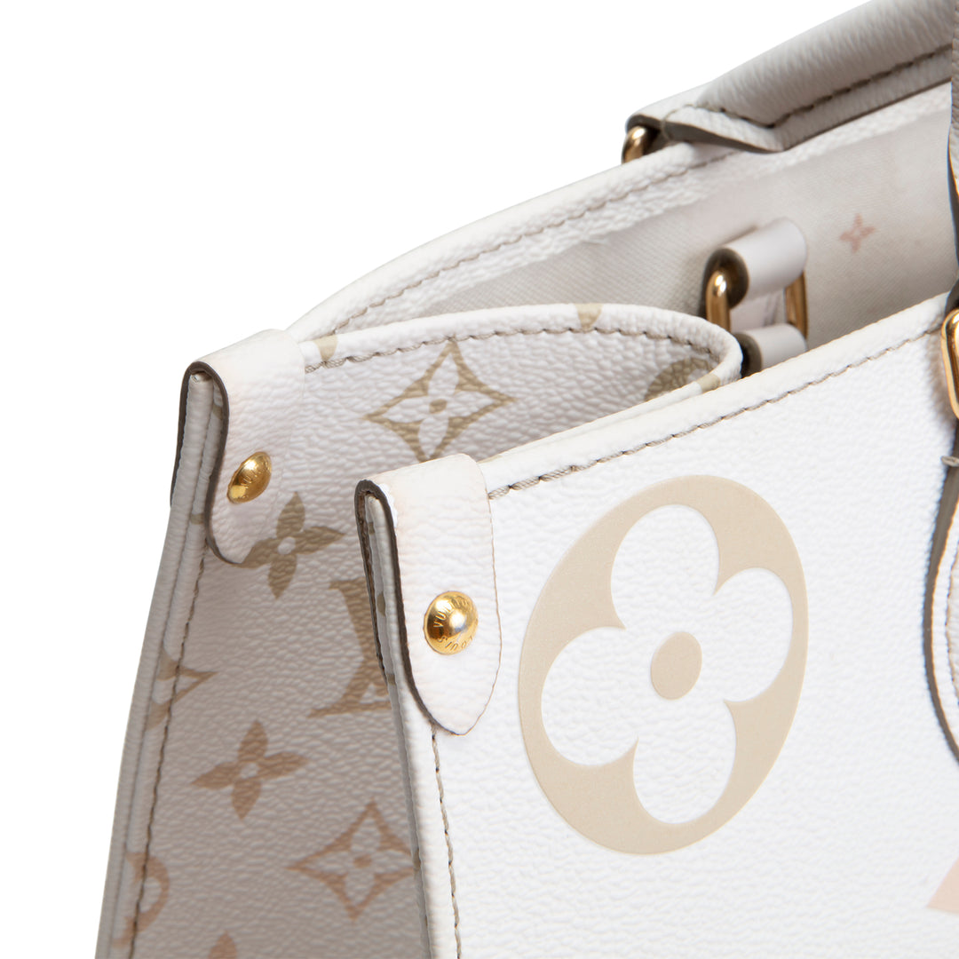 LOUIS VUITTON OnTheGo MM Giant Monogram - Spring In The City Sunset Khaki