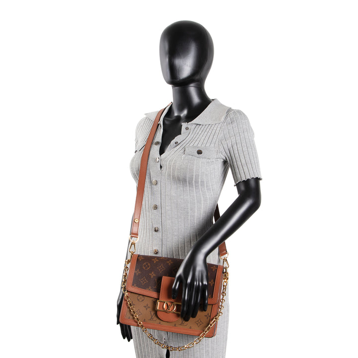 LOUIS VUITTON Reverse Monogram Dauphine MM