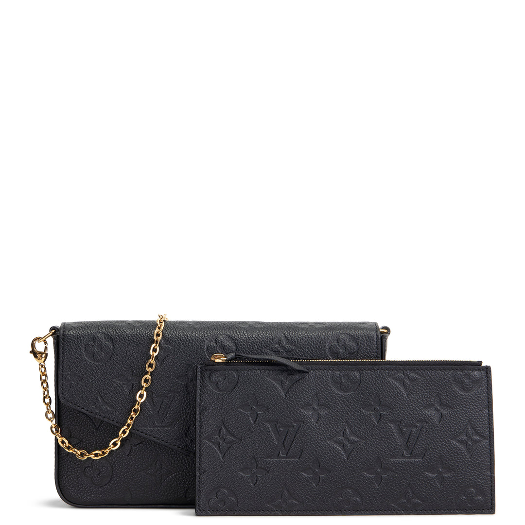 LOUIS VUITTON Empreinte Felicie Pochette - Black