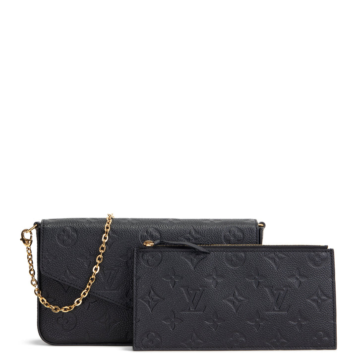 LOUIS VUITTON Empreinte Felicie Pochette - Black