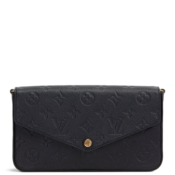 LOUIS VUITTON Empreinte Felicie Pochette - Black