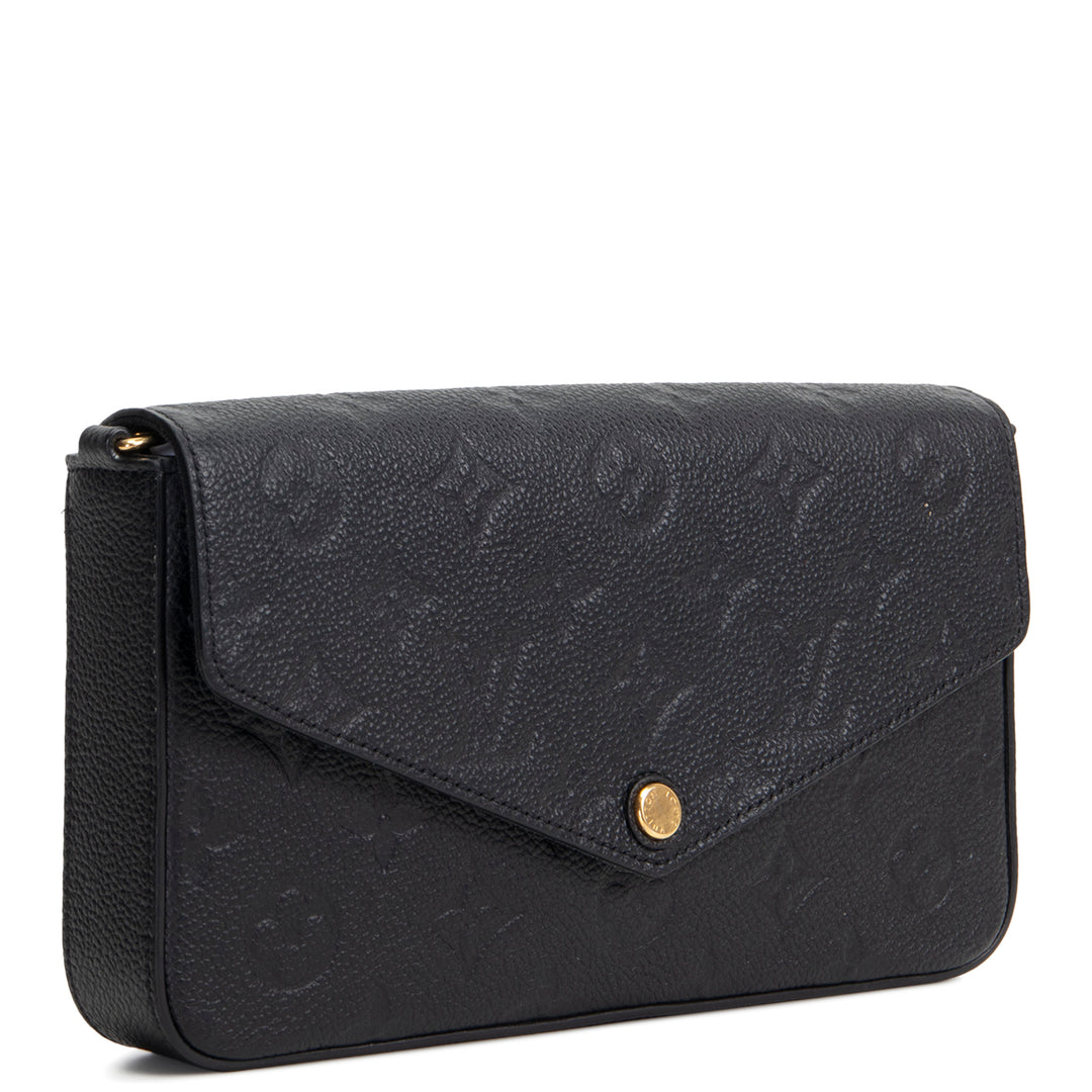 LOUIS VUITTON Empreinte Felicie Pochette - Black