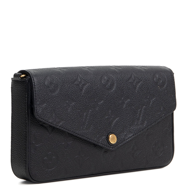 LOUIS VUITTON Empreinte Felicie Pochette - Black