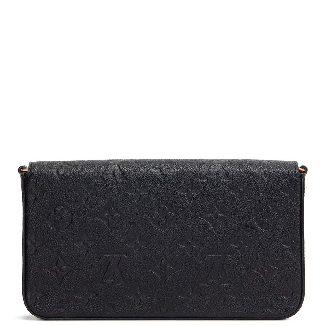 LOUIS VUITTON Empreinte Felicie Pochette - Black