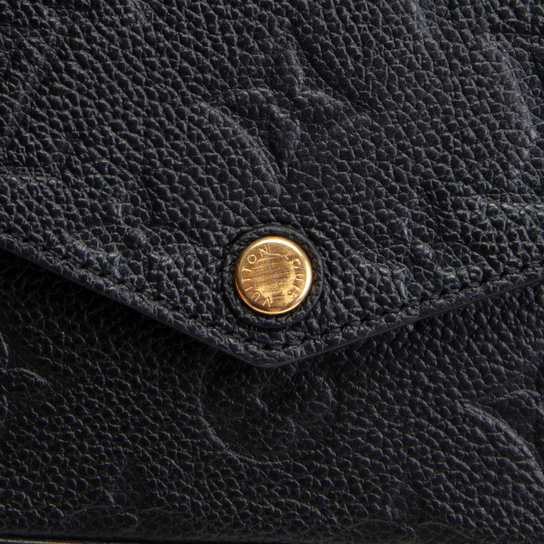 LOUIS VUITTON Empreinte Felicie Pochette - Black