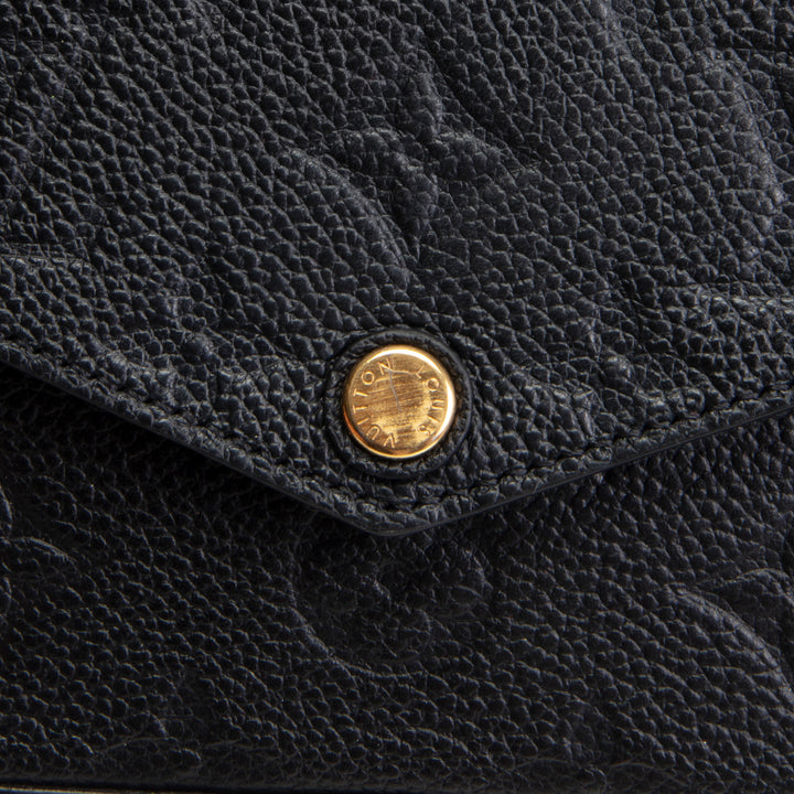 LOUIS VUITTON Empreinte Felicie Pochette - Black