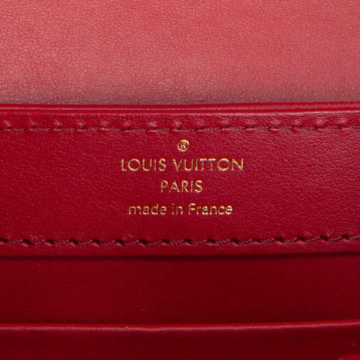 LOUIS VUITTON Capucines East West Mini - Lipstick Red Bloom Effect
