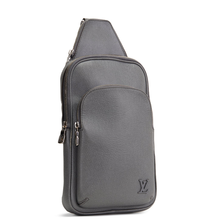 LOUIS VUITTON Taiga Avenue Sling - Gray OUTLET FINAL SALE