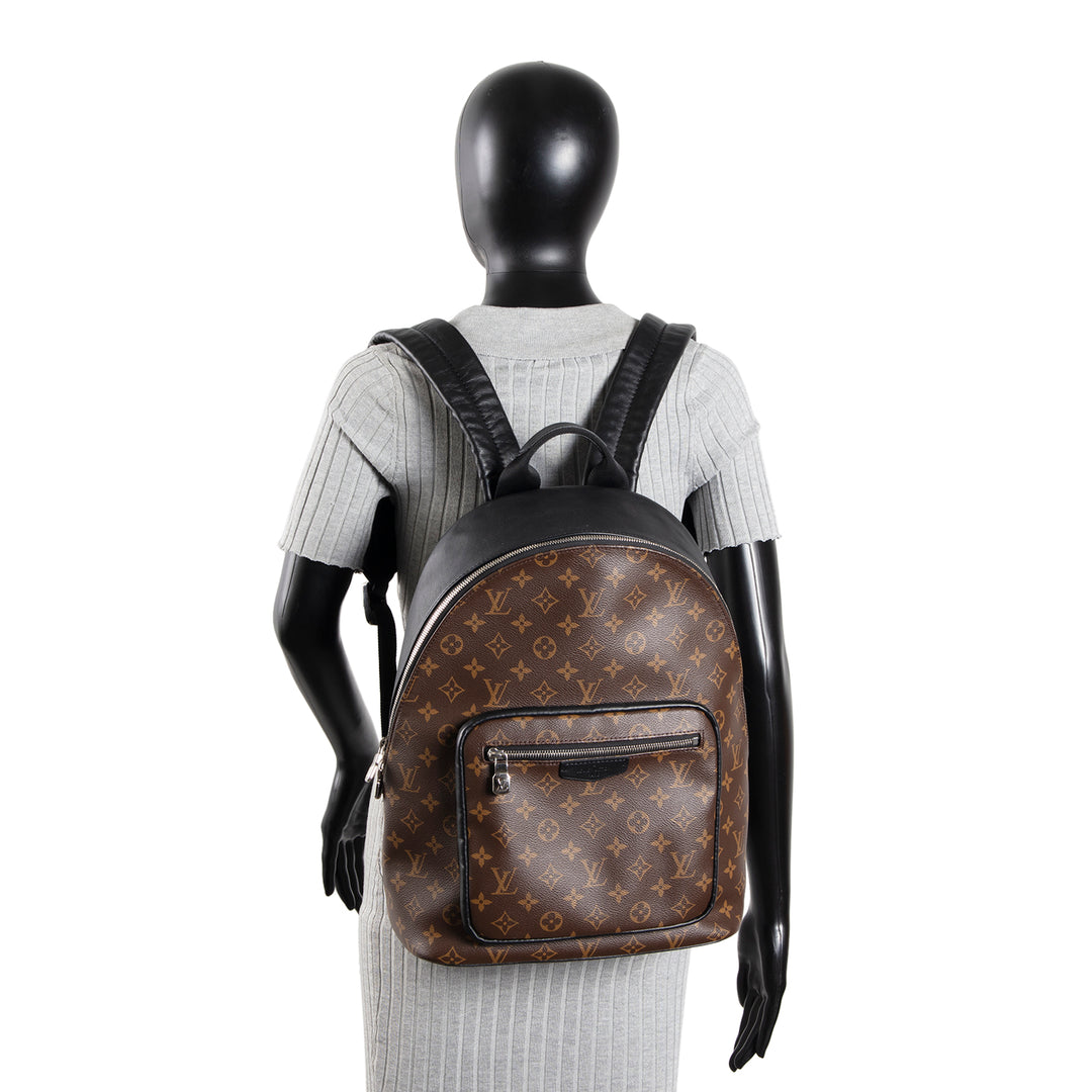 LOUIS VUITTON Monogram Macassar Josh Backpack NM