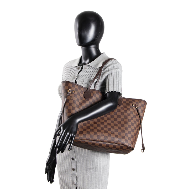 LOUIIS VUITTON Neverfull MM Damier Ebene OUTLET FINAL SALE