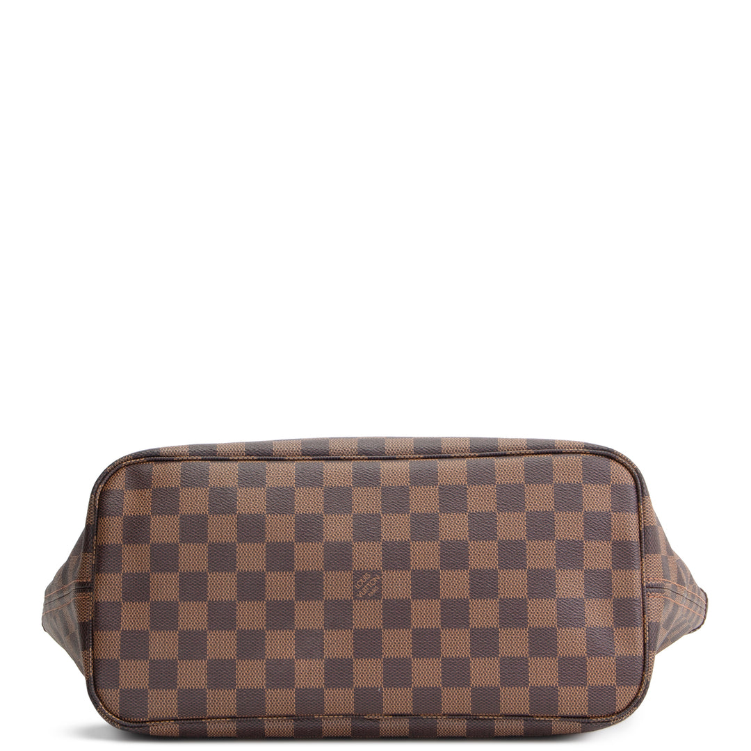 LOUIS VUITTON Neverfull MM Damier Ebene w/ Pouch