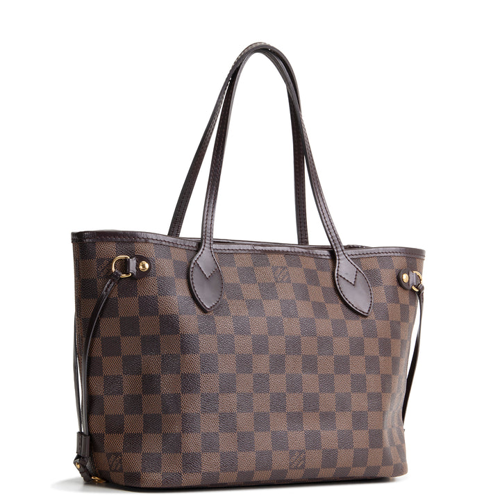 LOUIS VUITTON Damier Ebene Neverfull PM w/ Pouch