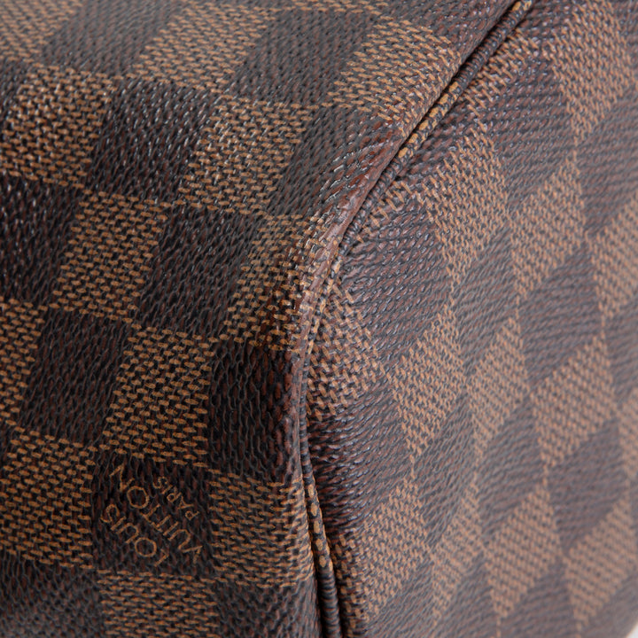 LOUIS VUITTON Damier Ebene Neverfull PM w/ Pouch