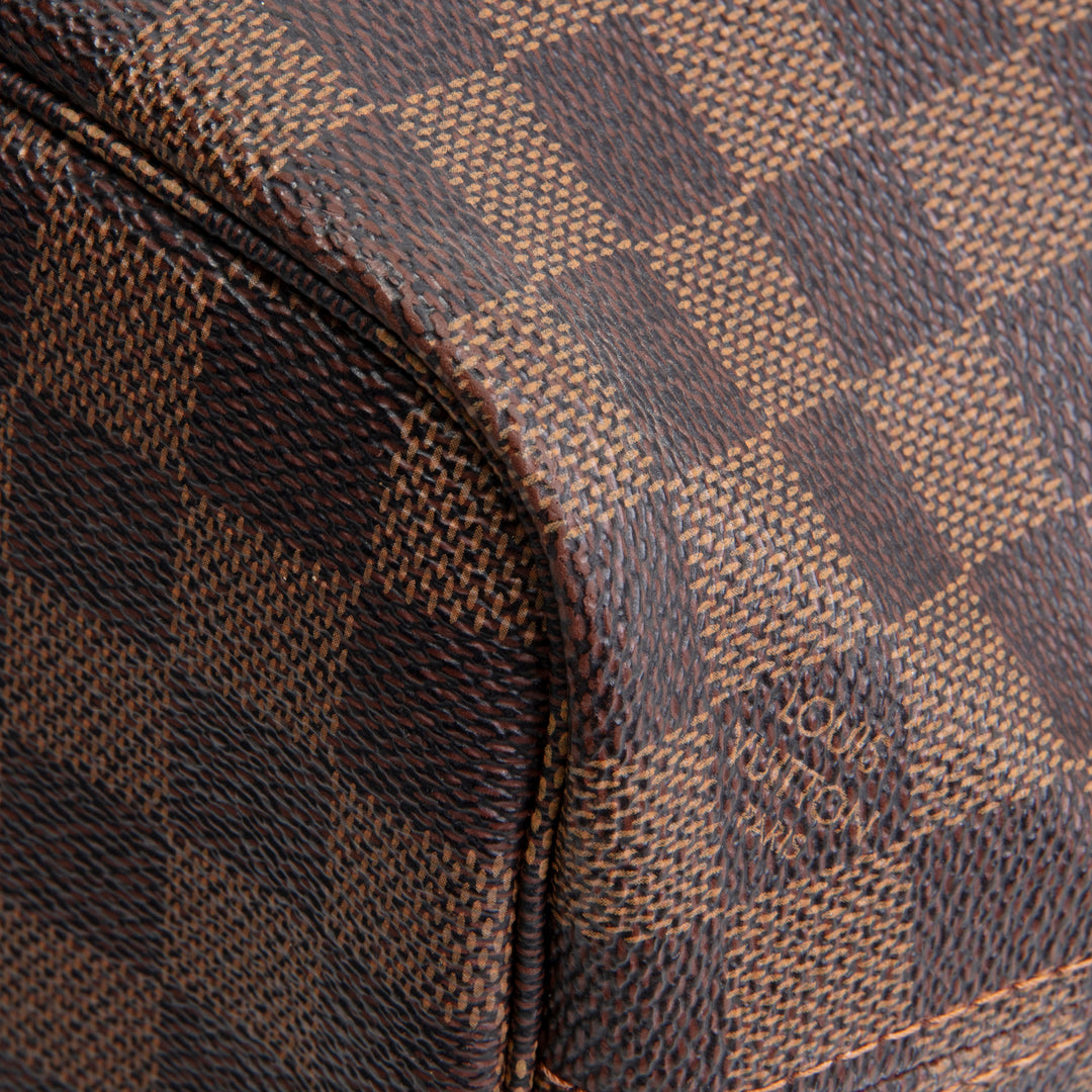 LOUIS VUITTON Damier Ebene Neverfull PM w/ Pouch