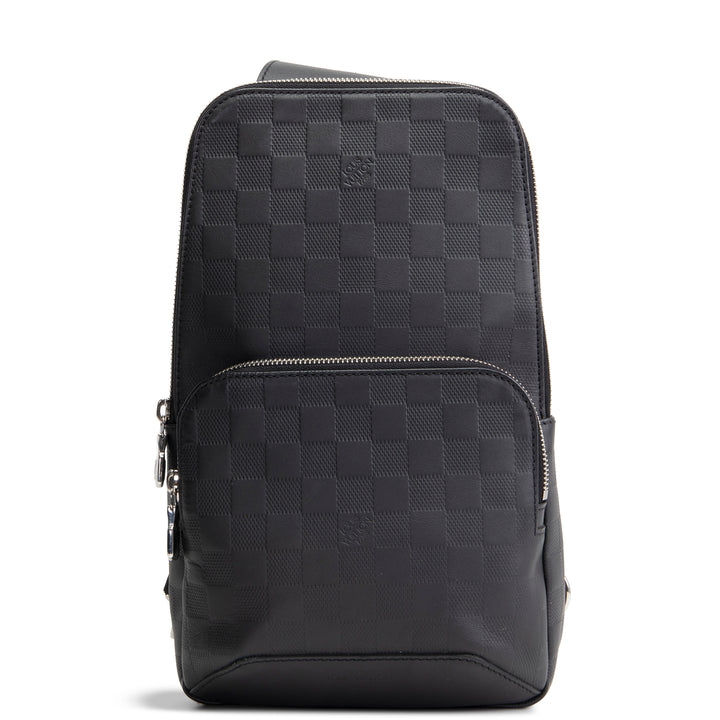 LOUIS VUITTON Damier Infini Avenue Sling - Black