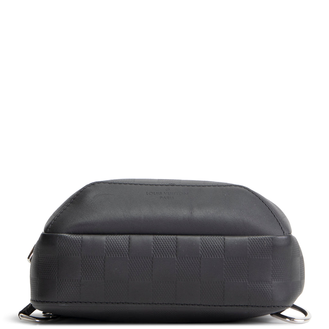 LOUIS VUITTON Damier Infini Avenue Sling - Black
