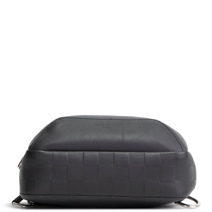 LOUIS VUITTON Damier Infini Avenue Sling - Black