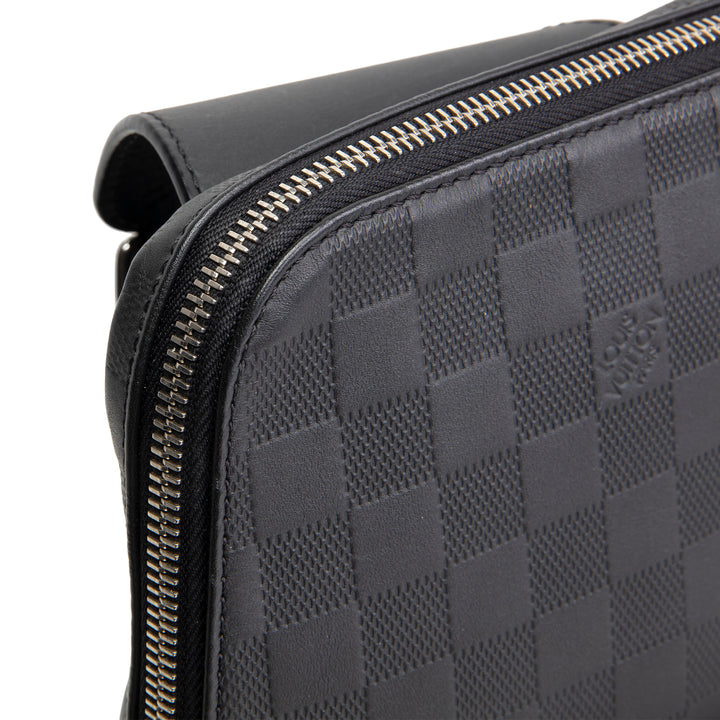 LOUIS VUITTON Damier Infini Avenue Sling - Black