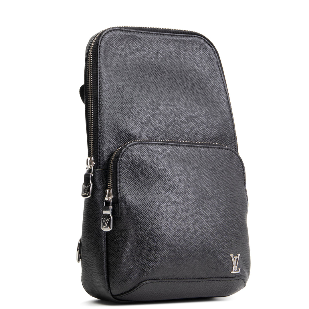 LOUIS VUITTON Taiga Avenue Sling - Black