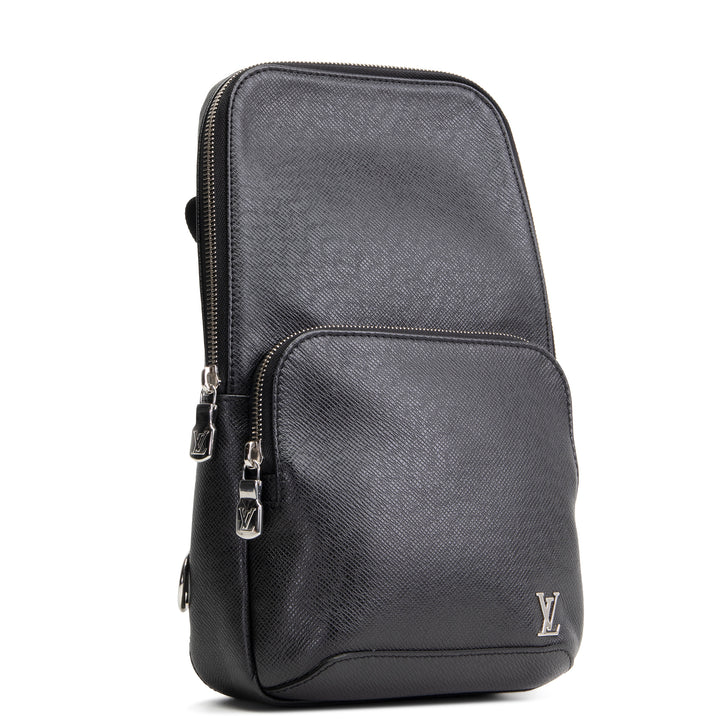 LOUIS VUITTON Taiga Avenue Sling - Black