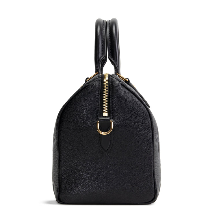 LOUIS VUITTON Monogram Empreinte Speedy Bandouilere 25 - Black
