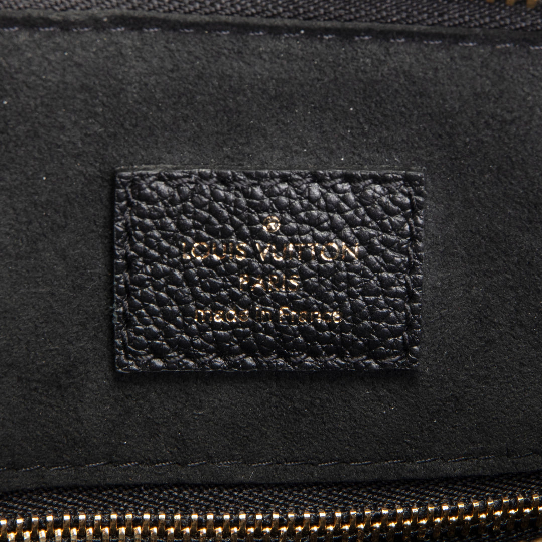 LOUIS VUITTON Monogram Empreinte Speedy Bandouilere 25 - Black