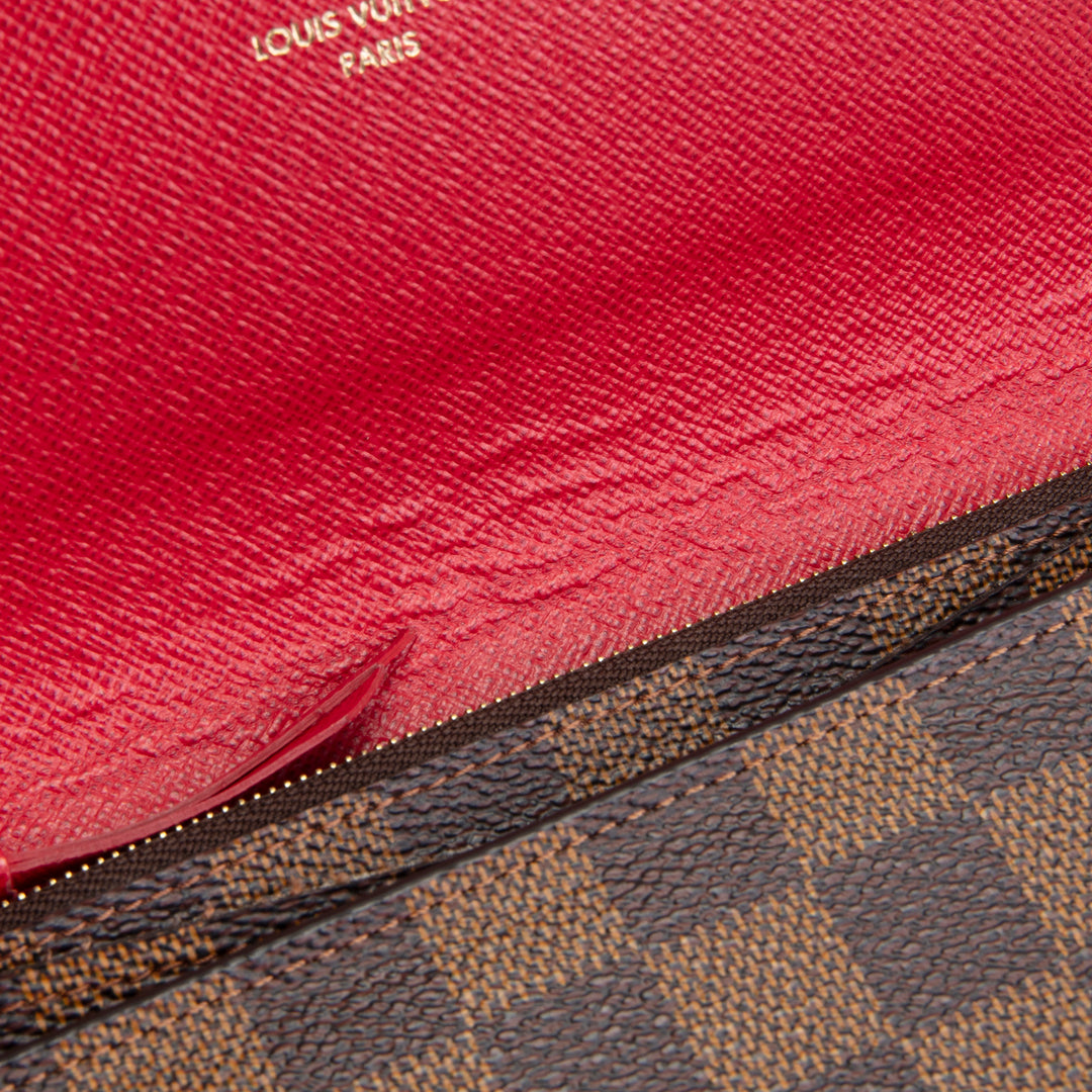 LOUIS VUITTON Damier Ebene Josephine Wallet