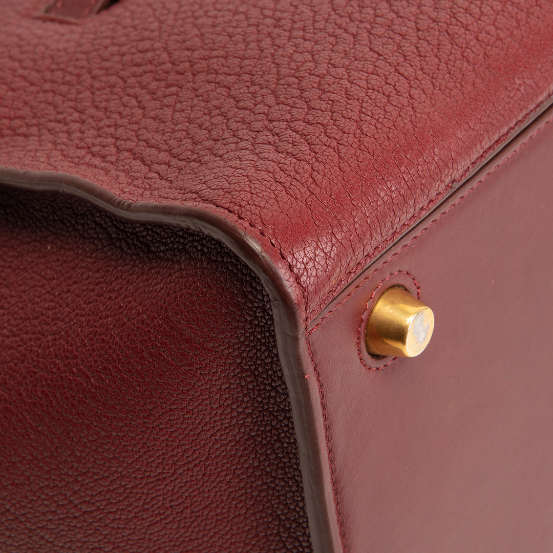 CELINE Ring Bag - Burgundy