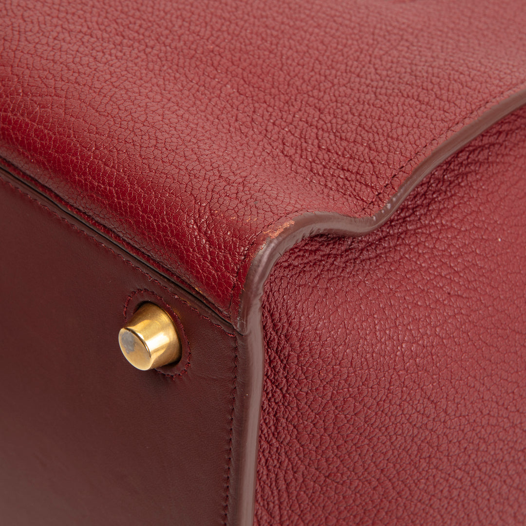 CELINE Ring Bag - Burgundy