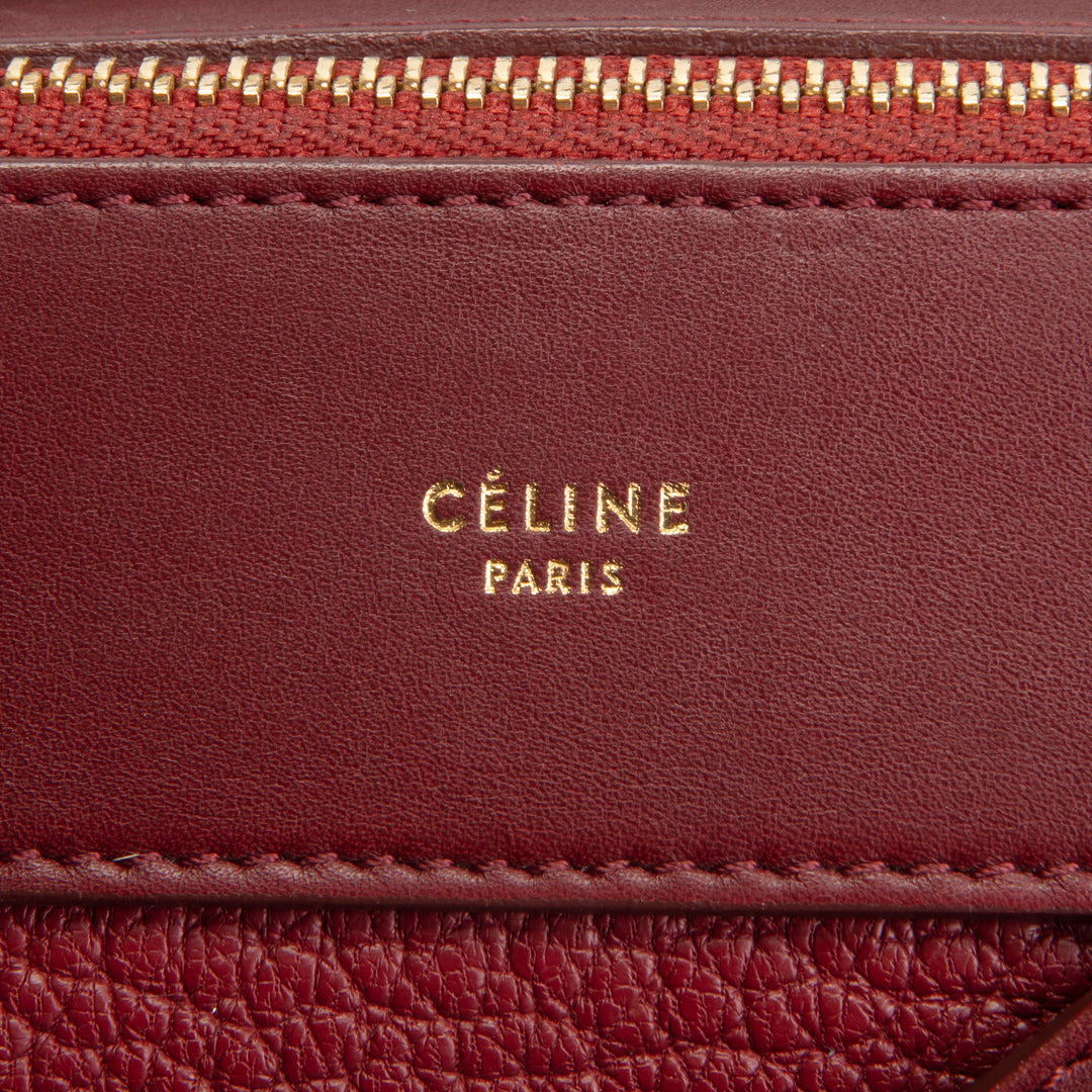 CELINE Ring Bag - Burgundy