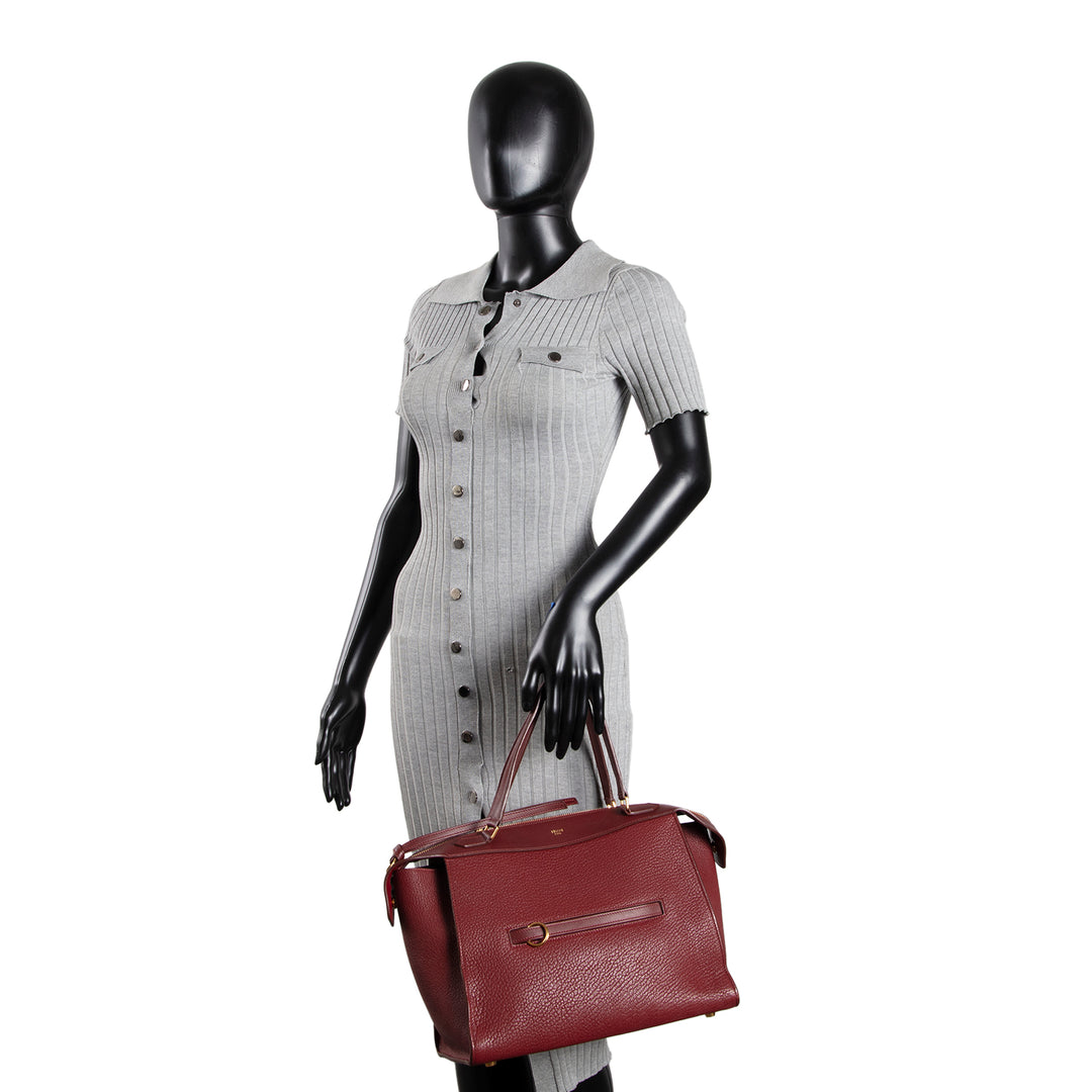 CELINE Ring Bag - Burgundy