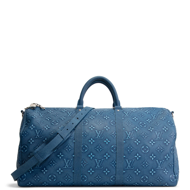 LOUIS VUITTON City Keepall 50 Cowhide Faded