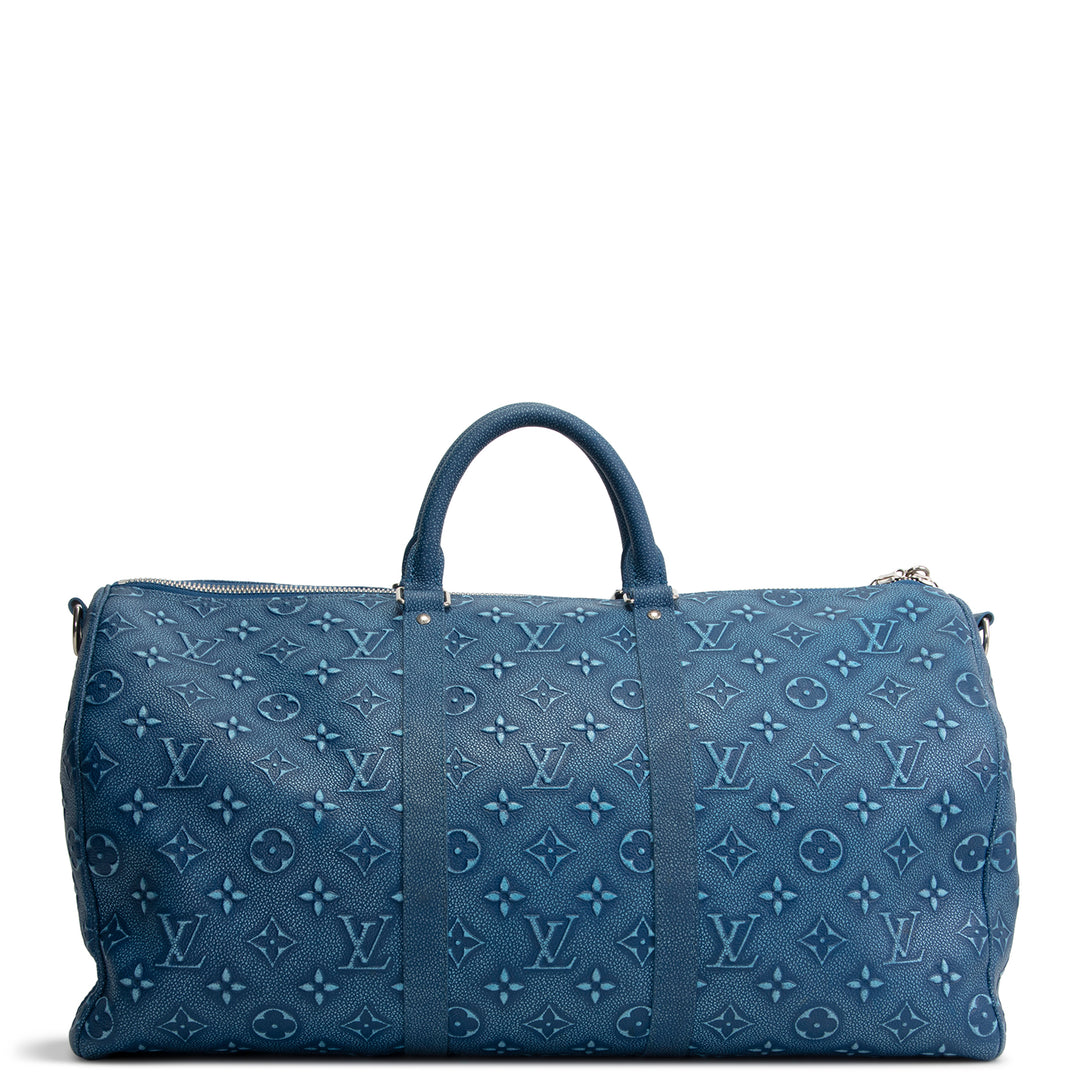 LOUIS VUITTON City Keepall 50 Cowhide Faded