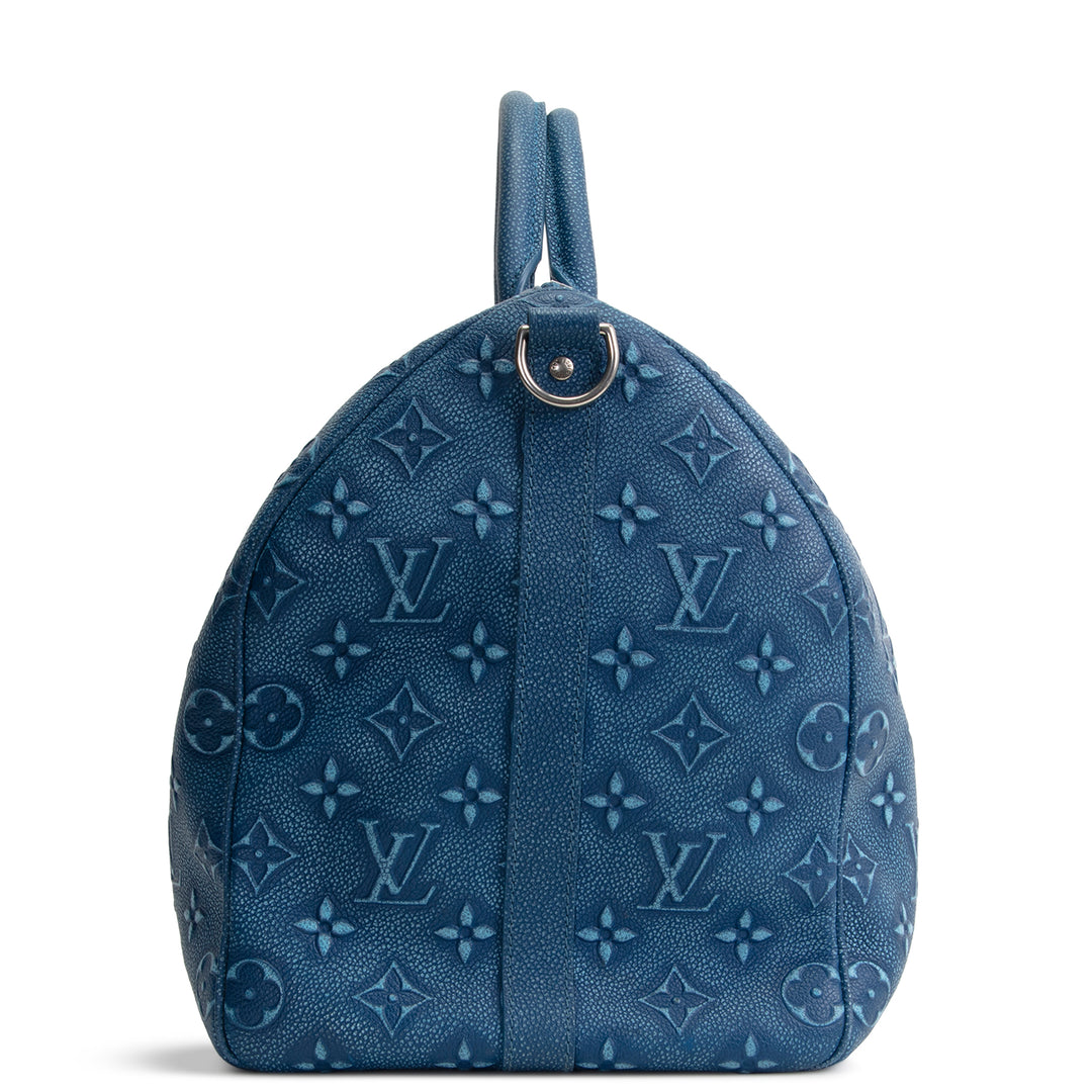 LOUIS VUITTON City Keepall 50 Cowhide Faded