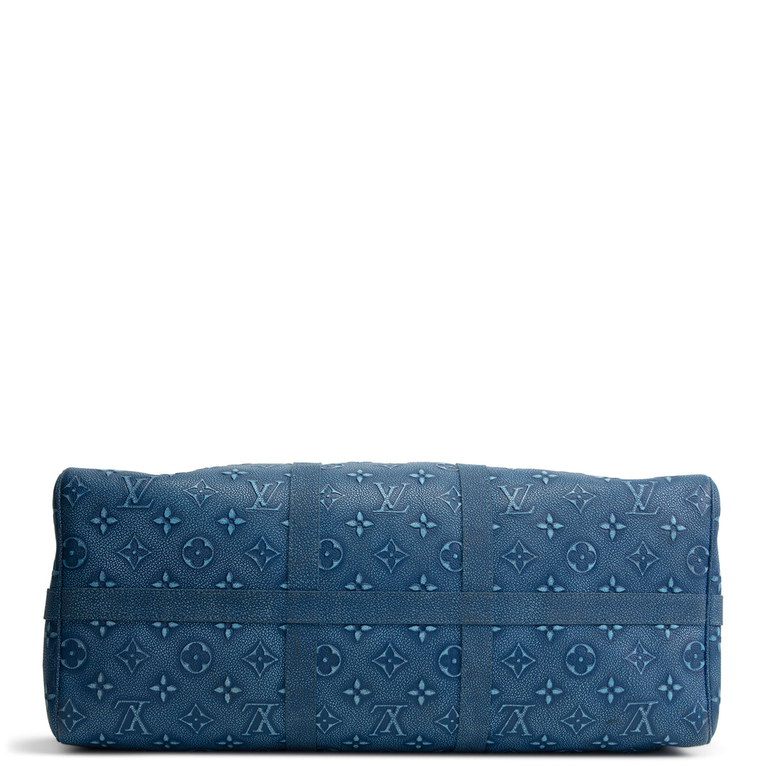 LOUIS VUITTON City Keepall 50 Cowhide Faded