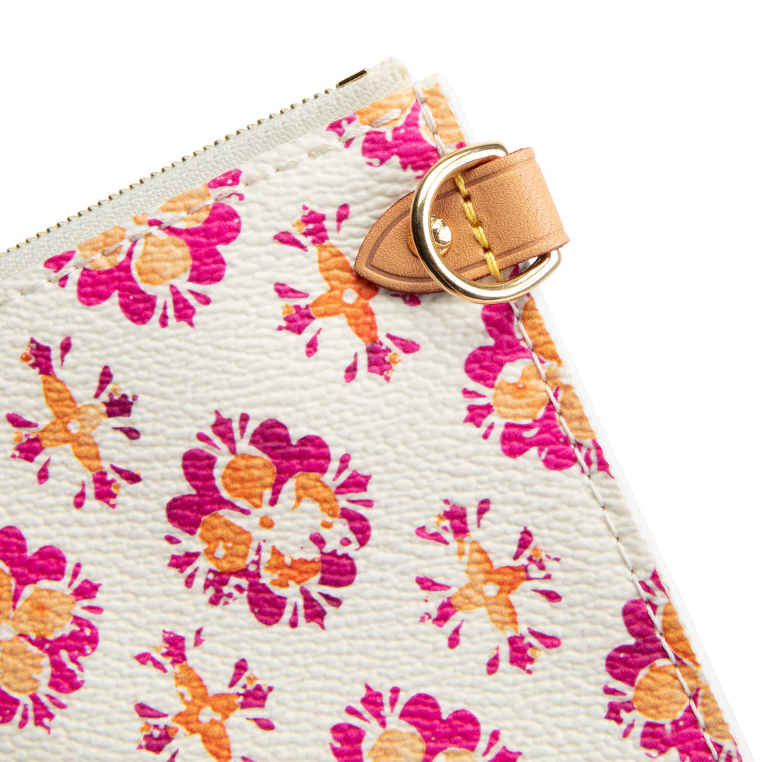 LOUIS VUITTON By the Pool Neverfull Pouch - White & Orange