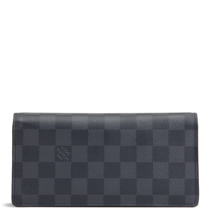 LOUIS VUITTON Damier Graphite Brazza Wallet