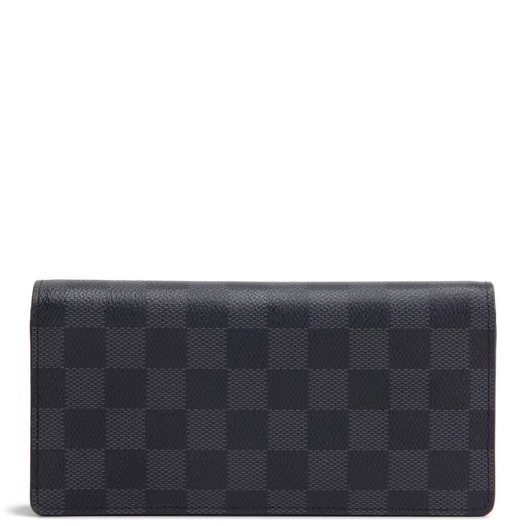 LOUIS VUITTON Damier Graphite Brazza Wallet