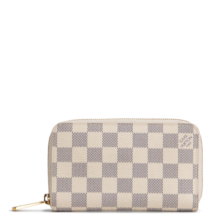 LOUIS VUITTON Damier Azur Zippy Compact Wallet