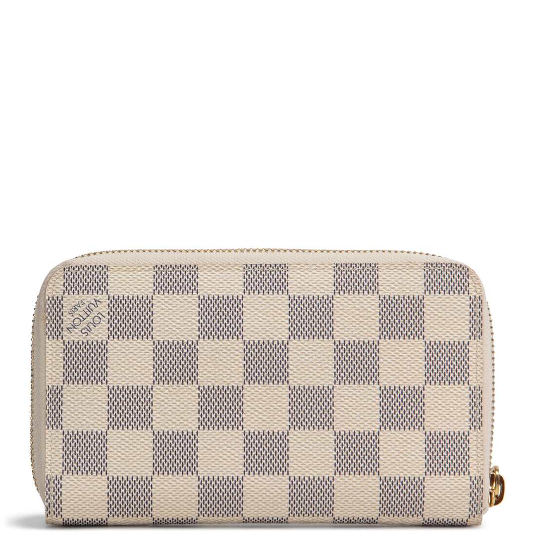 LOUIS VUITTON Damier Azur Zippy Compact Wallet