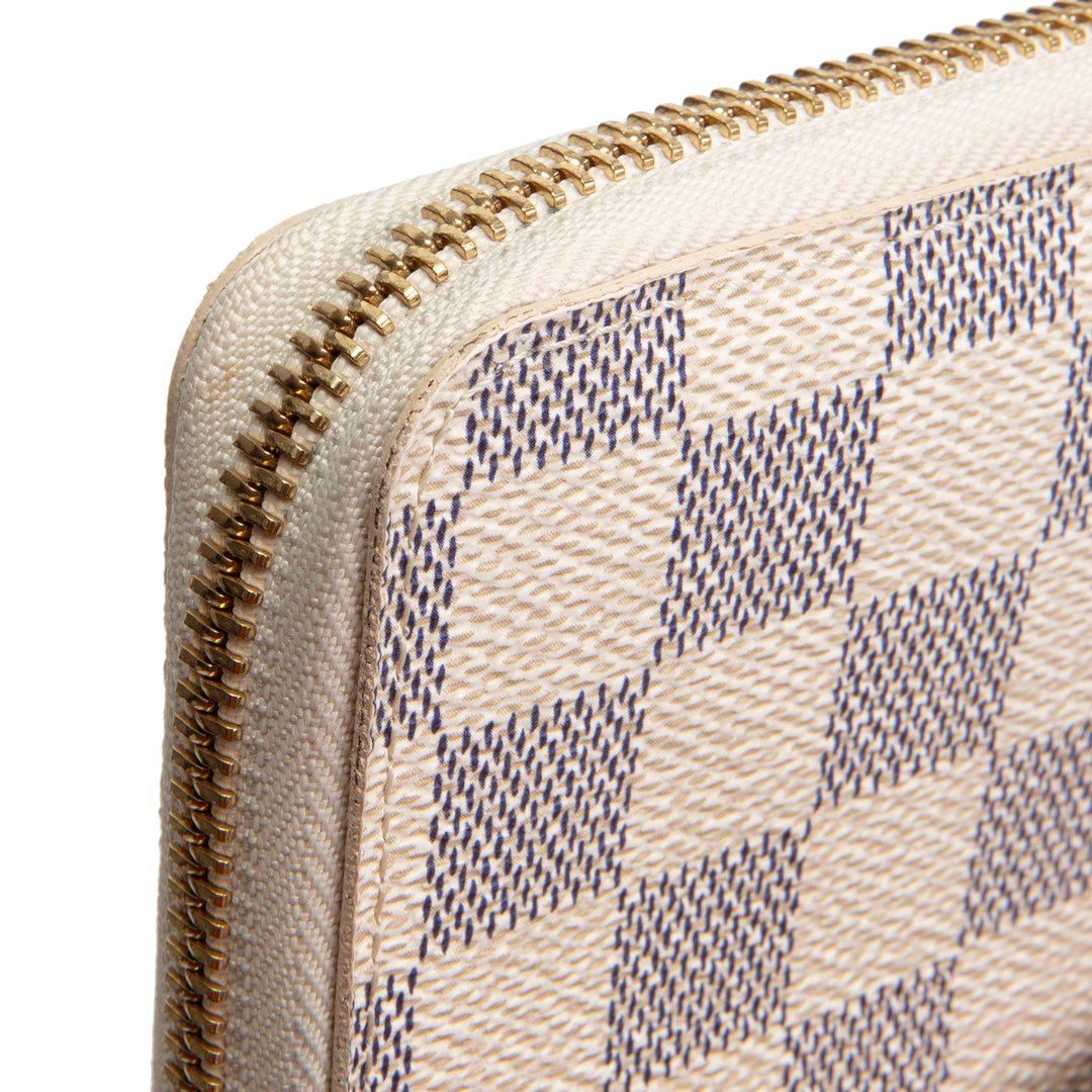 LOUIS VUITTON Damier Azur Zippy Compact Wallet