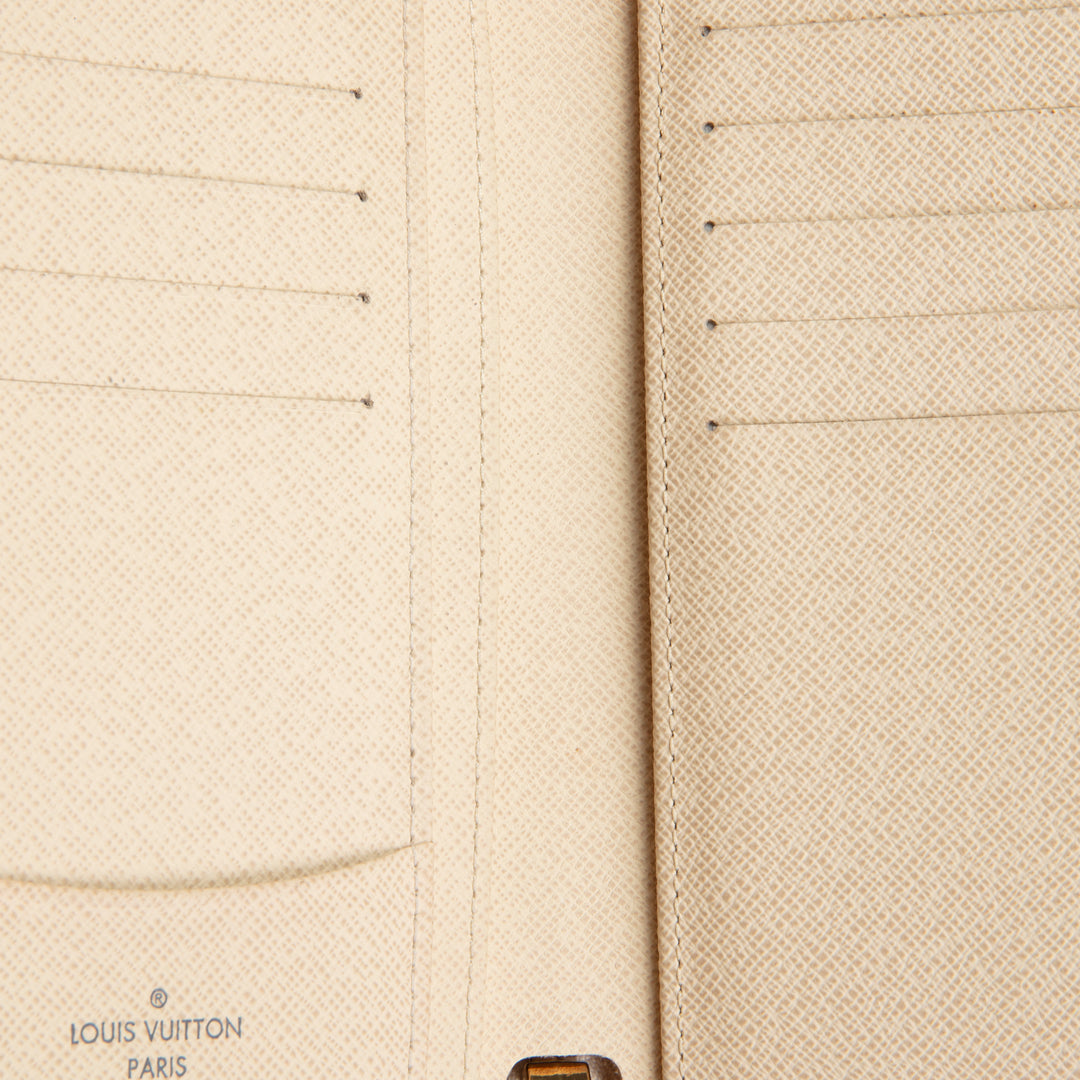 LOUIS VUITTON Damier Azur Zippy Compact Wallet