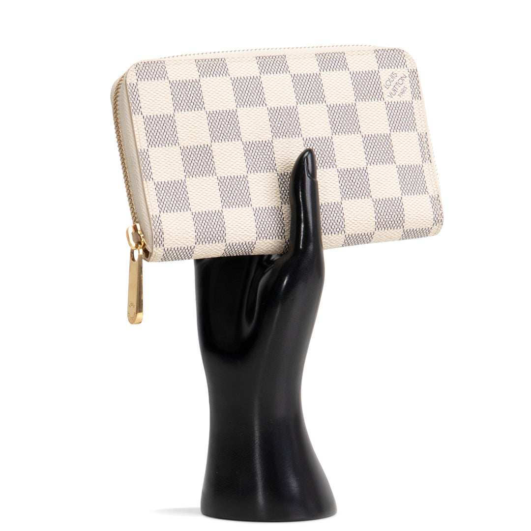 LOUIS VUITTON Damier Azur Zippy Compact Wallet