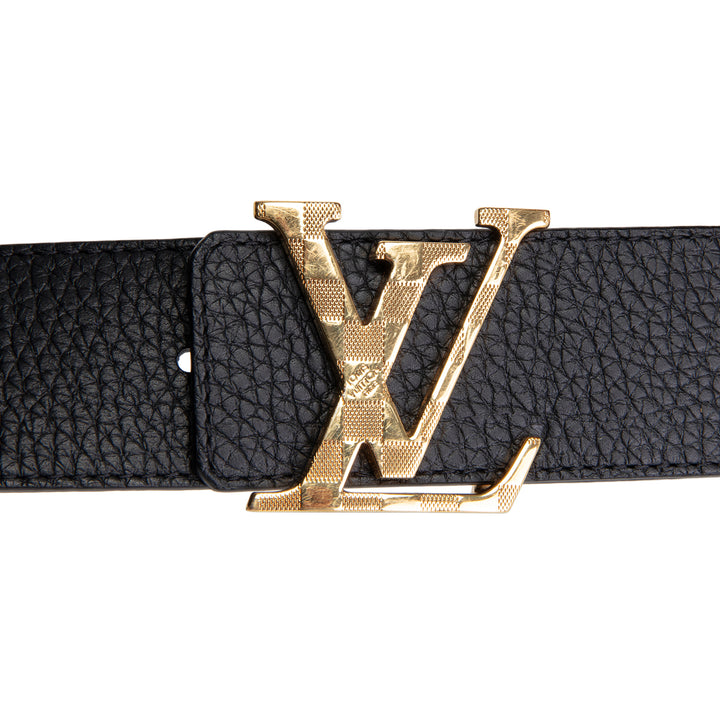 LOUIS VUITTON Reversible Damier LV 40 MM Belt - Black/Gray