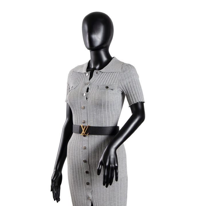 LOUIS VUITTON Reversible Damier LV 40 MM Belt - Black/Gray