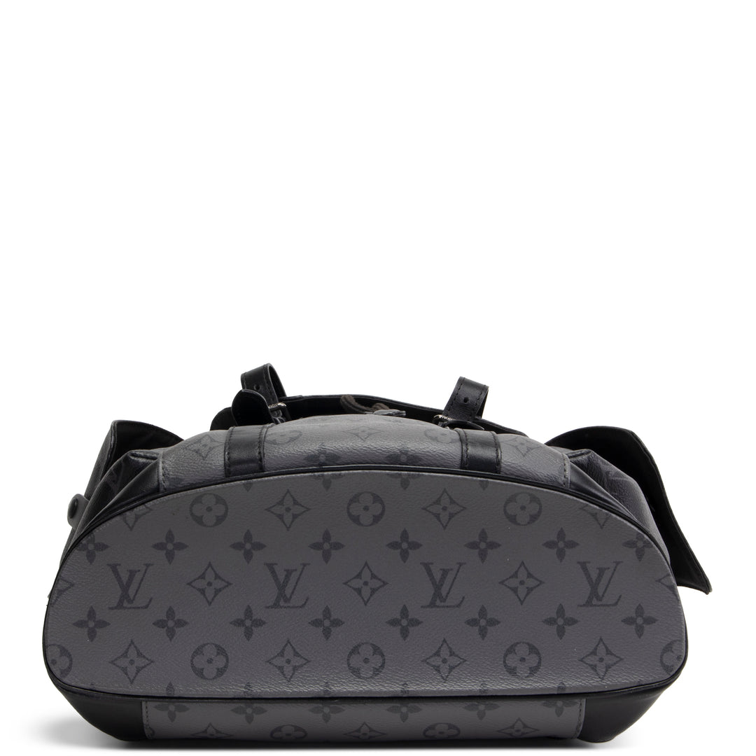 LOUIS VUITTON Christopher Backpack Reverse Monogram Eclipse OUTLET FINAL SALE