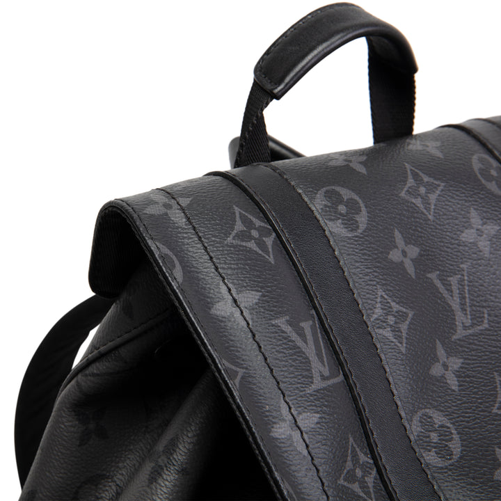 LOUIS VUITTON Christopher Backpack Reverse Monogram Eclipse OUTLET FINAL SALE