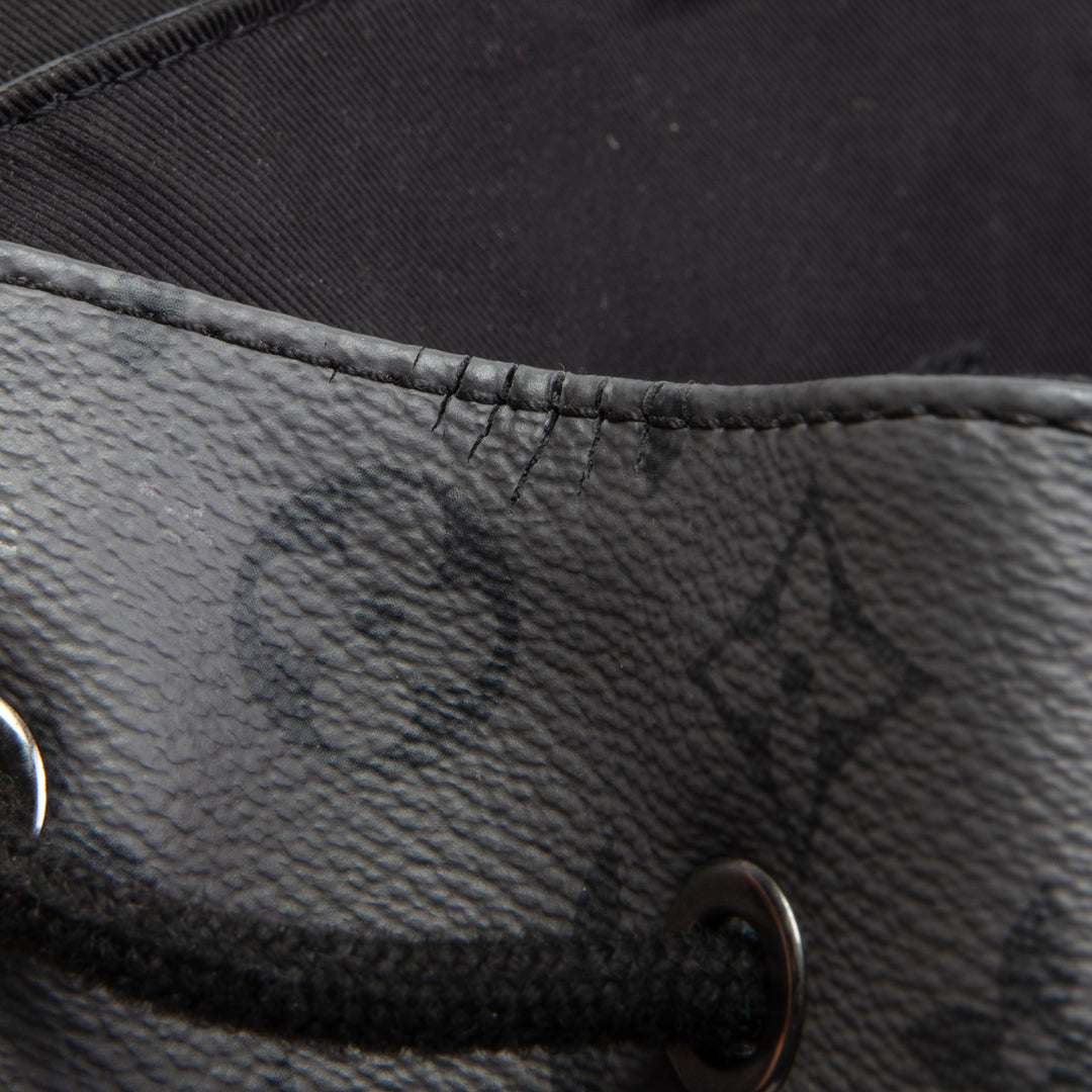 LOUIS VUITTON Christopher Backpack Reverse Monogram Eclipse OUTLET FINAL SALE