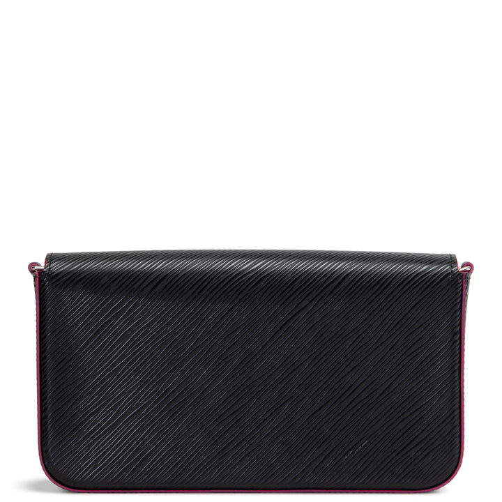 LOUIS VUITTON Epi Felicie Pochette - Black