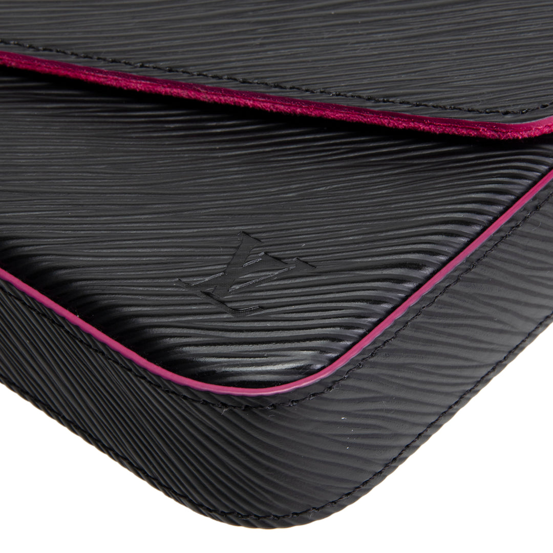 LOUIS VUITTON Epi Felicie Pochette - Black